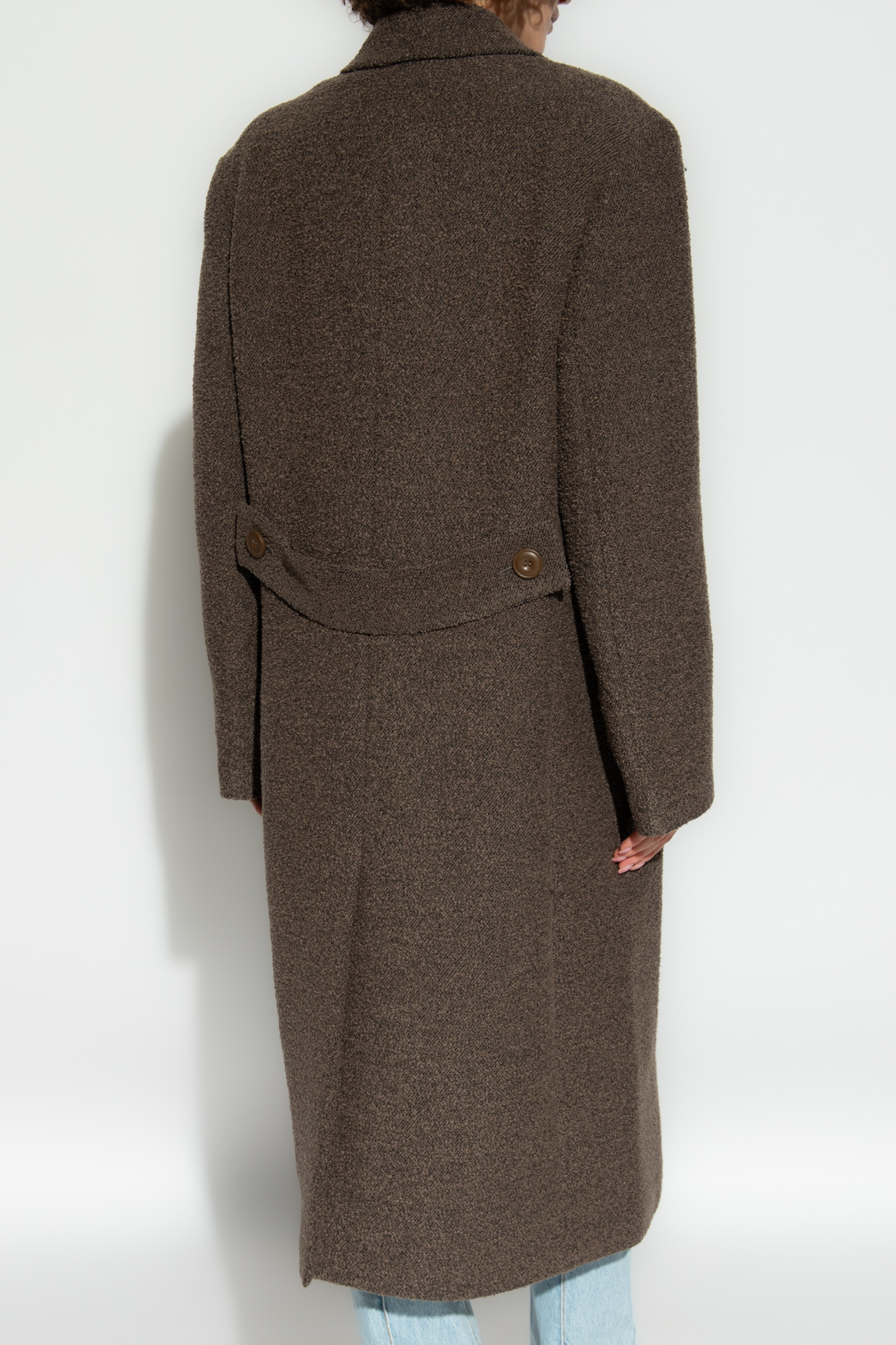 Brown Wool coat Acne Studios - SchaferandweinerShops Tonga